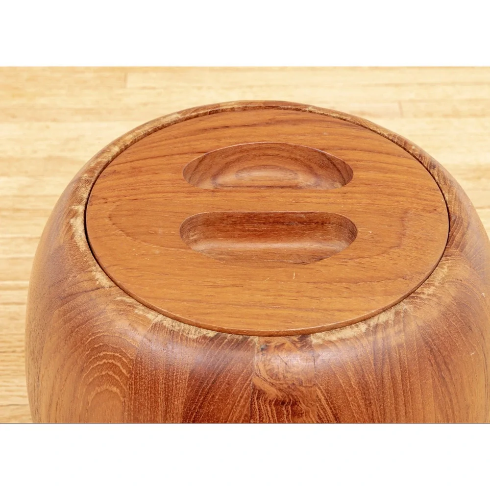 DANSK MCM Jens Quistgaard Teak Wood Ice Bucket Vintage